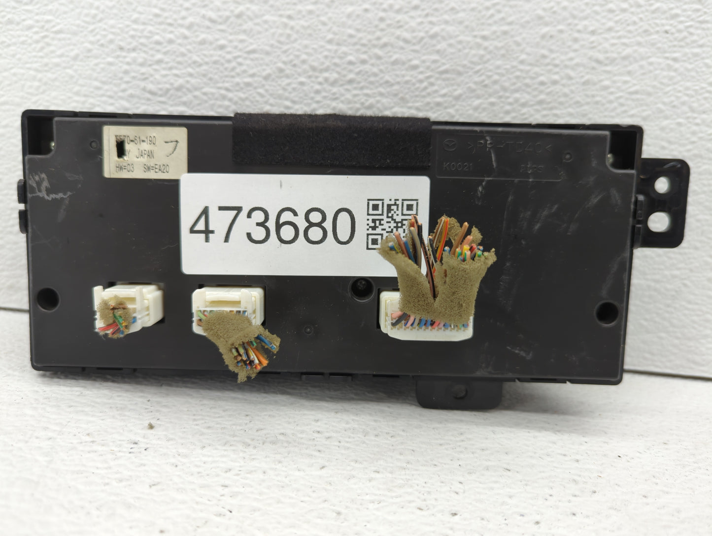 2010-2015 Mazda Cx-9 Climate Control Module Temperature AC/Heater Replacement P/N:TE70-61-190 Fits OEM Used Auto Parts - Oem