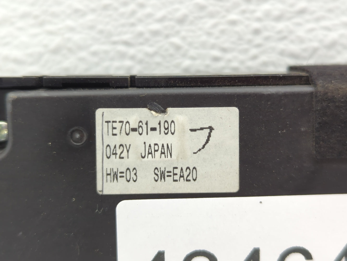 2010-2015 Mazda Cx-9 Climate Control Module Temperature AC/Heater Replacement P/N:TE70-61-190 Fits OEM Used Auto Parts - Oem