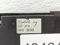2010-2015 Mazda Cx-9 Climate Control Module Temperature AC/Heater Replacement P/N:TE70-61-190 Fits OEM Used Auto Parts - Oem