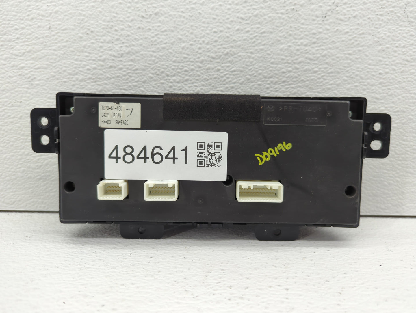 2010-2015 Mazda Cx-9 Climate Control Module Temperature AC/Heater Replacement P/N:TE70-61-190 Fits OEM Used Auto Parts - Oem