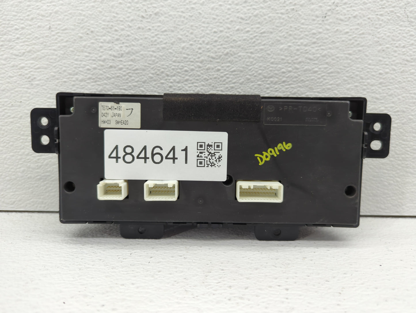 2010-2015 Mazda Cx-9 Climate Control Module Temperature AC/Heater Replacement P/N:TE70-61-190 Fits OEM Used Auto Parts - Oem