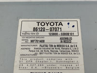2010-2015 Mazda Cx-9 Climate Control Module Temperature AC/Heater Replacement P/N:86120-07071 Fits OEM Used Auto Parts - Oem