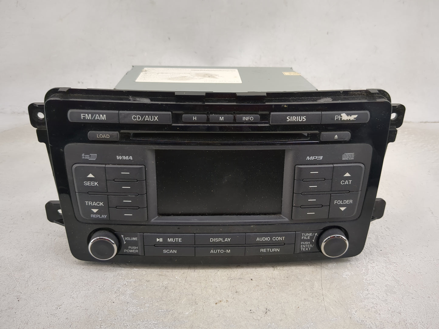 2011 Mazda Cx9 Radio AM FM Cd Player Receiver Replacement P/N:TG17 68 9RX CV-VM71E1AJ Fits Fits 2010 2012 OEM Used Auto Part
