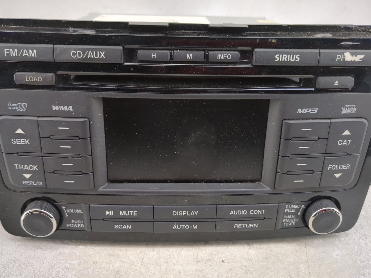 2011 Mazda Cx9 Radio AM FM Cd Player Receiver Replacement P/N:TG17 68 9RX CV-VM71E1AJ Fits Fits 2010 2012 OEM Used Auto Part