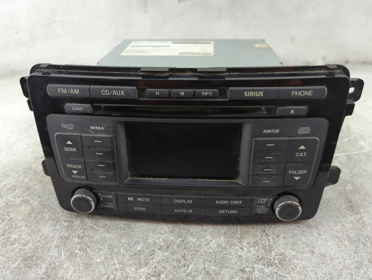 2011 Mazda Cx9 Radio AM FM Cd Player Receiver Replacement P/N:TG17 66 9RX CV-VM71E1AJ OEM Used Auto Parts - Oemusedautoparts