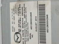 2011 Mazda Mazda3 Radio AM FM Cd Player Receiver Replacement P/N:14792948 BBM5 66 AR0, BBM5 66 AR0A, BBM2 66 AH0A Fits OEM U