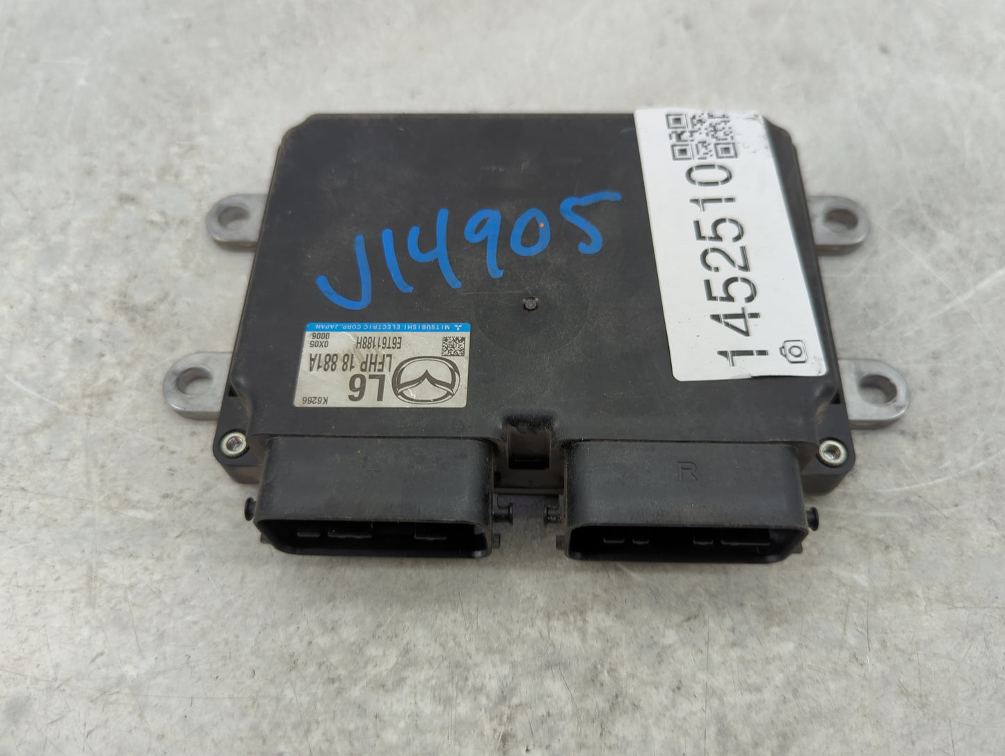 2011 Mazda Mazda3 PCM Engine Control Computer ECU ECM PCU OEM P/N:LFHP18881A E6T61188H Fits OEM Used Auto Parts - Oemusedaut