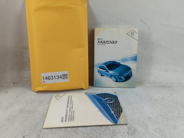 2011 Mazda Mazda3 Owners Manual Book Guide P/N:8BM5-EA-10F 9999-95-038C-11 OEM Used Auto Parts - Oemusedautoparts1.com
