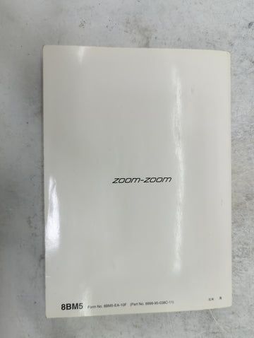 2011 Mazda Mazda3 Owners Manual Book Guide P/N:9999-95-038C-11 8BM5-EA-10F OEM Used Auto Parts - Oemusedautoparts1.com