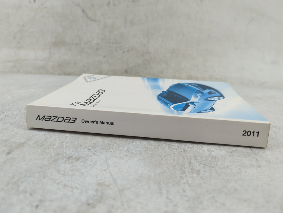 2011 Mazda Mazda3 Owners Manual Book Guide P/N:9999-95-038C-11 8BM5-EA-10F OEM Used Auto Parts - Oemusedautoparts1.com