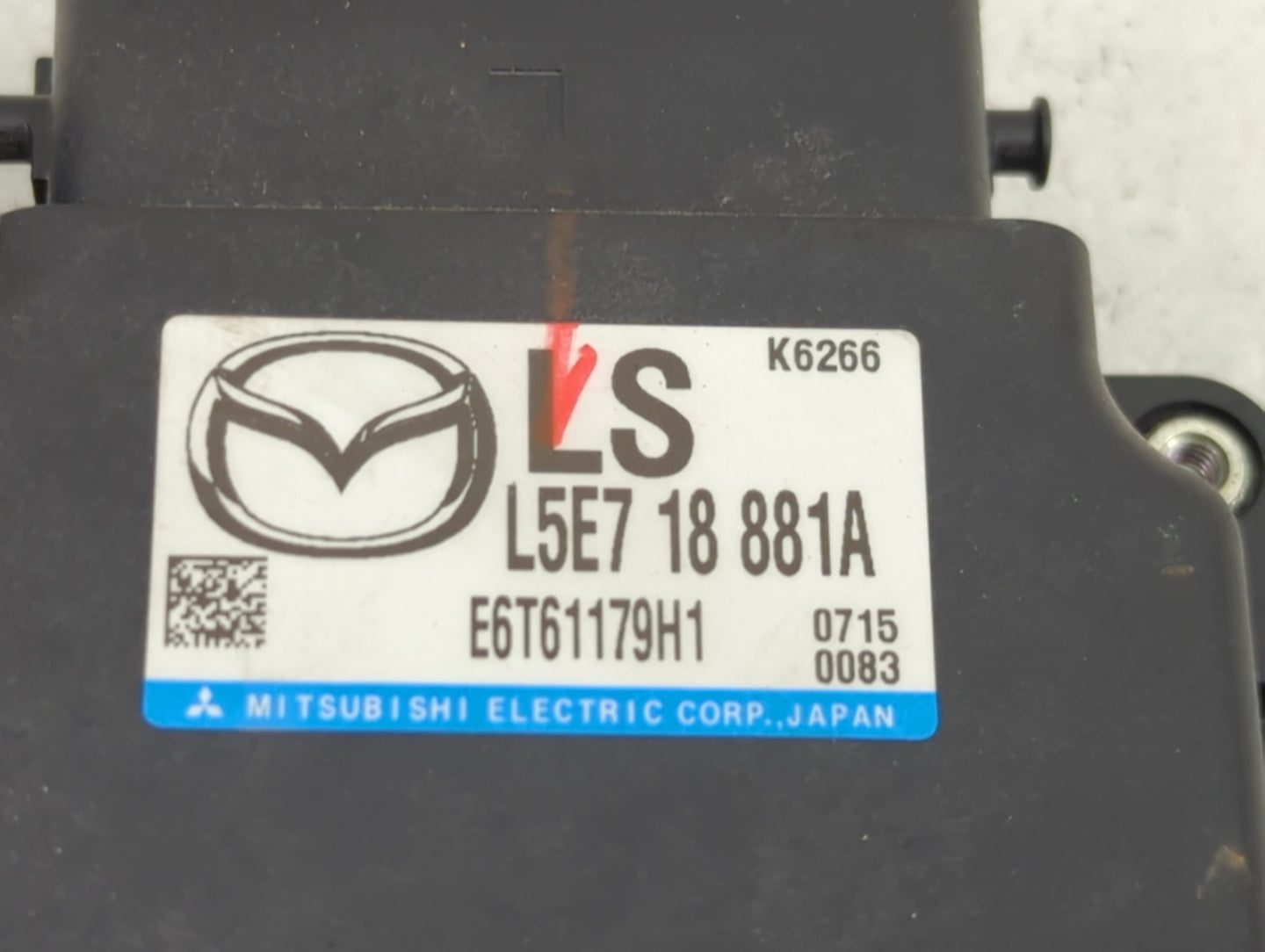 2011 Mazda Mazda 3 PCM Engine Control Computer ECU ECM PCU OEM P/N:L5E718881A E6T61179H1 Fits OEM Used Auto Parts - Oemuseda