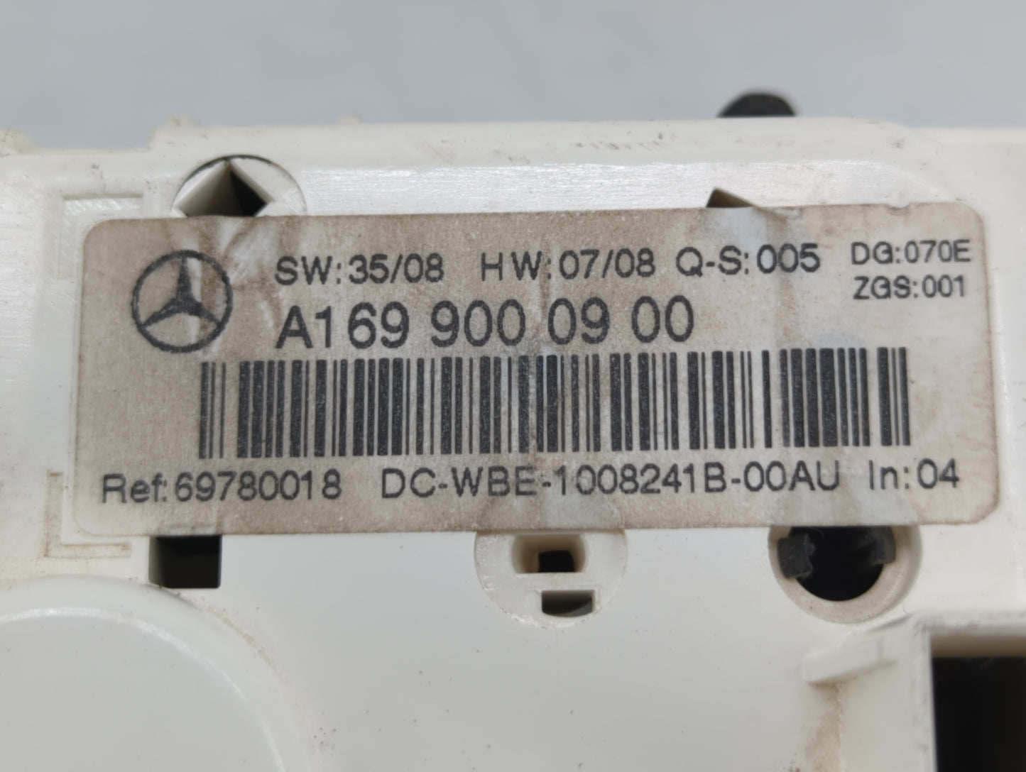 2009-2011 Mercedes-Benz B200 Climate Control Module Temperature AC/Heater Replacement P/N:A169 900 09 00 Fits Fits 2009 2010