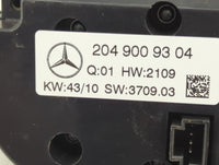 2011 Mercedes-Benz C-Class Climate Control Module Temperature AC/Heater Replacement P/N:2049009304 Fits OEM Used Auto Parts 