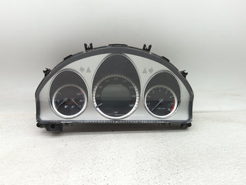2011 Mercedes-Benz C-Class Instrument Cluster Speedometer Gauges P/N:A2049001505 A2C53414741, A2049013800 Miles:39K Fits OEM