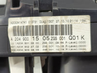 2011 Mercedes-Benz C250 Instrument Cluster Speedometer Gauges P/N:A 204 900 15 Miles: Fits OEM Used Auto Parts - Oemusedauto