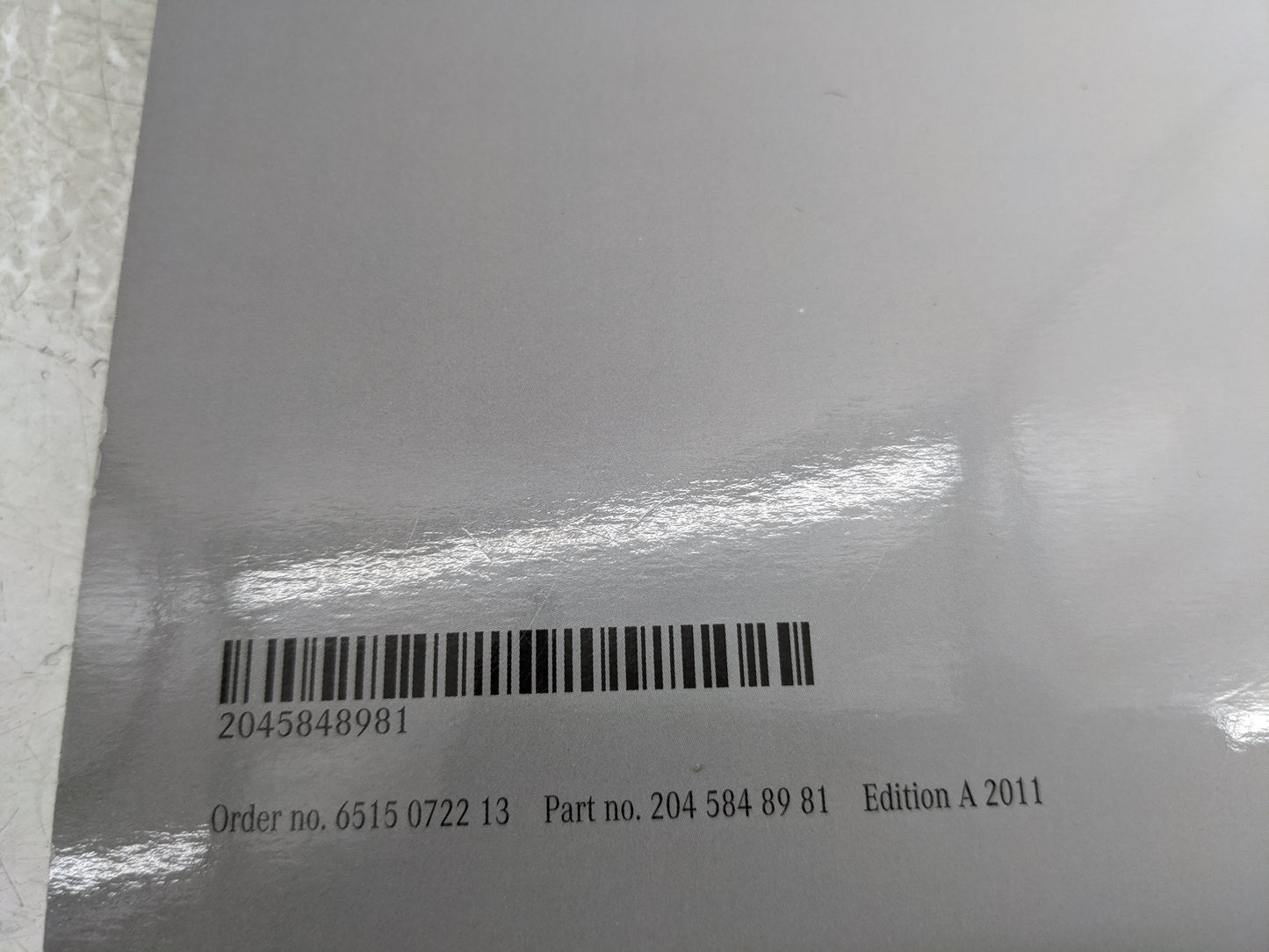 2011 Mercedes-Benz C300 Owners Manual Book Guide P/N:2045848981 OEM Used Auto Parts - Oemusedautoparts1.com