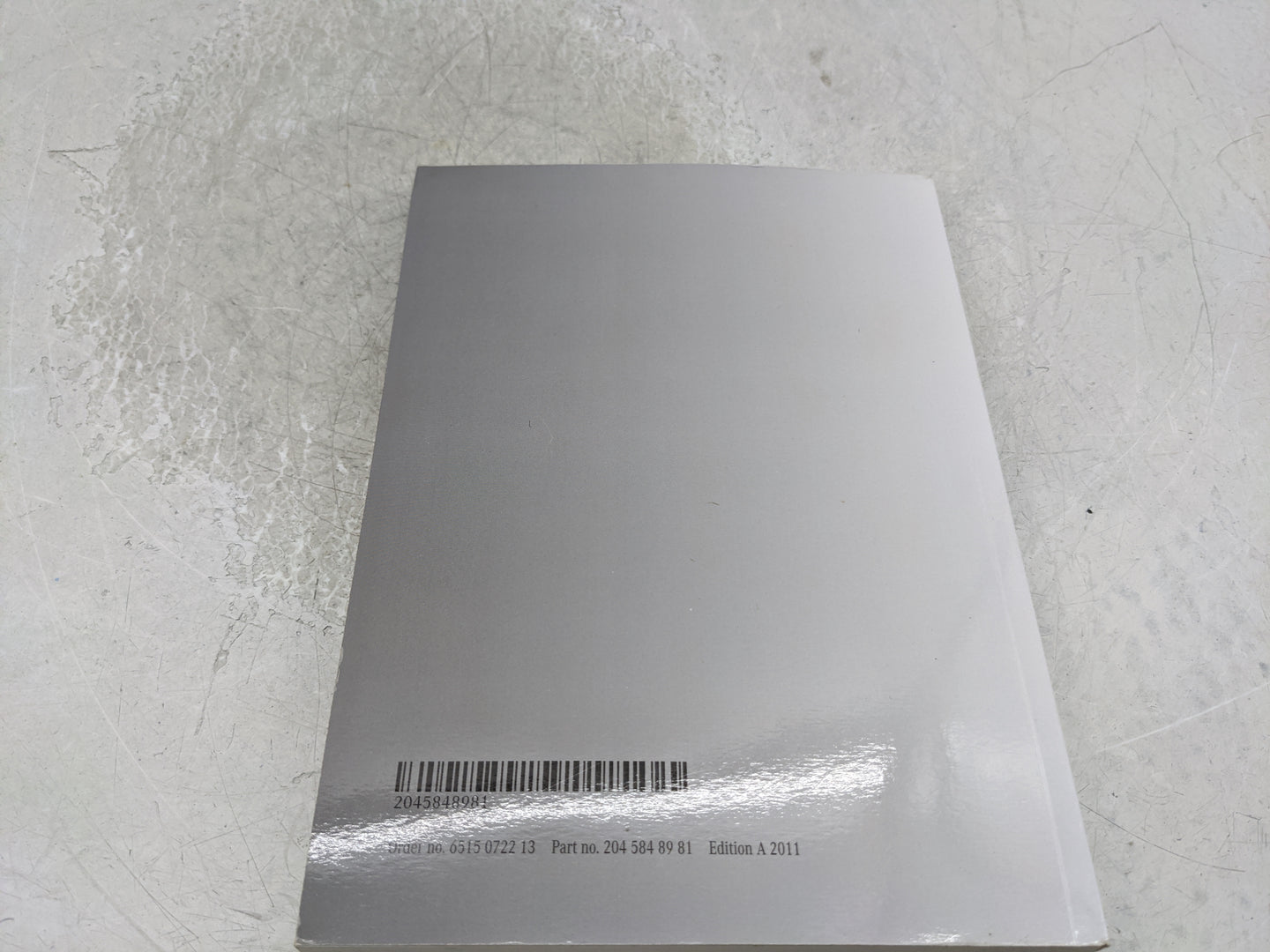 2011 Mercedes-Benz C300 Owners Manual Book Guide P/N:2045848981 OEM Used Auto Parts - Oemusedautoparts1.com