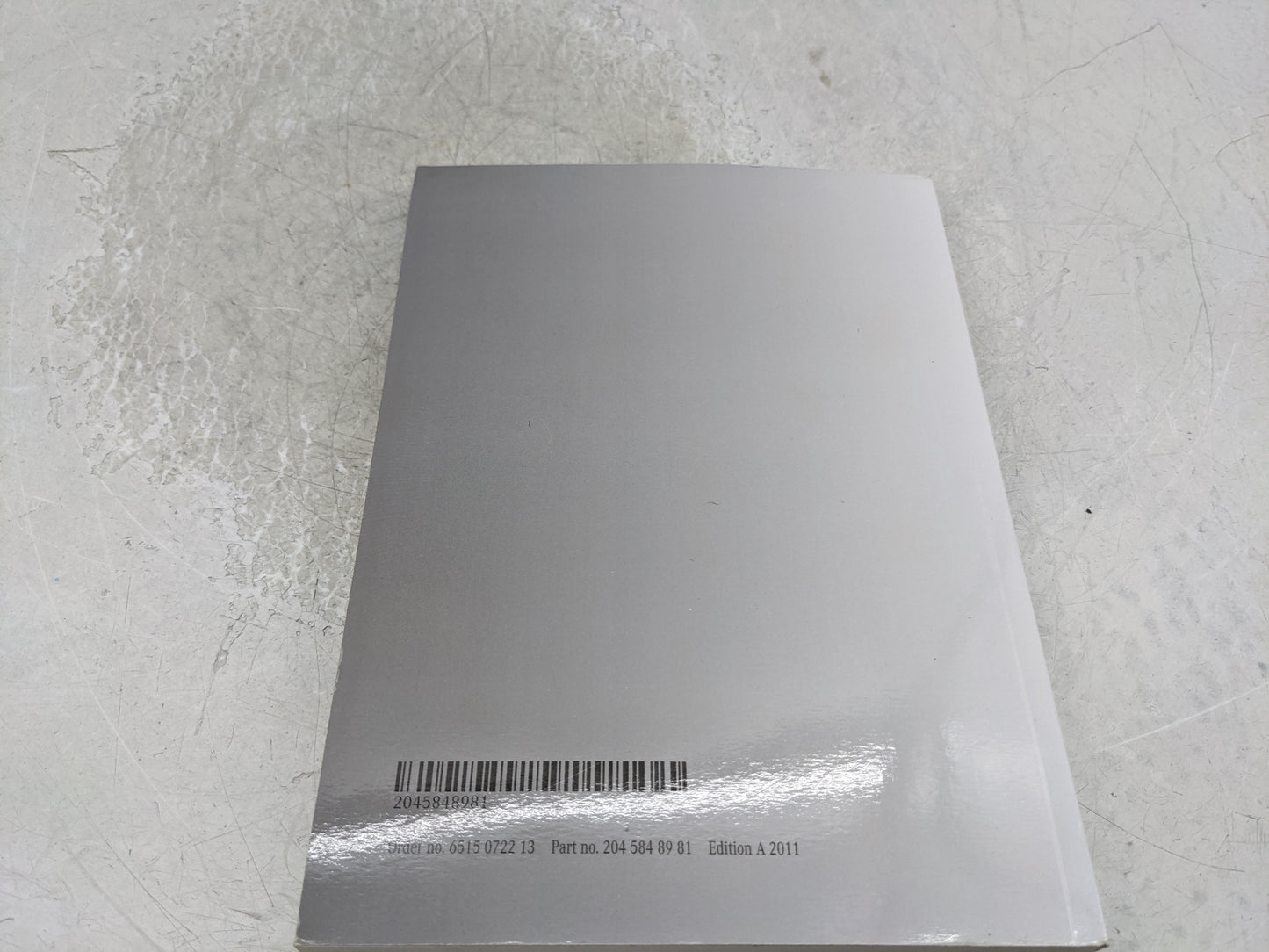 2011 Mercedes-Benz C300 Owners Manual Book Guide P/N:2045848981 OEM Used Auto Parts - Oemusedautoparts1.com
