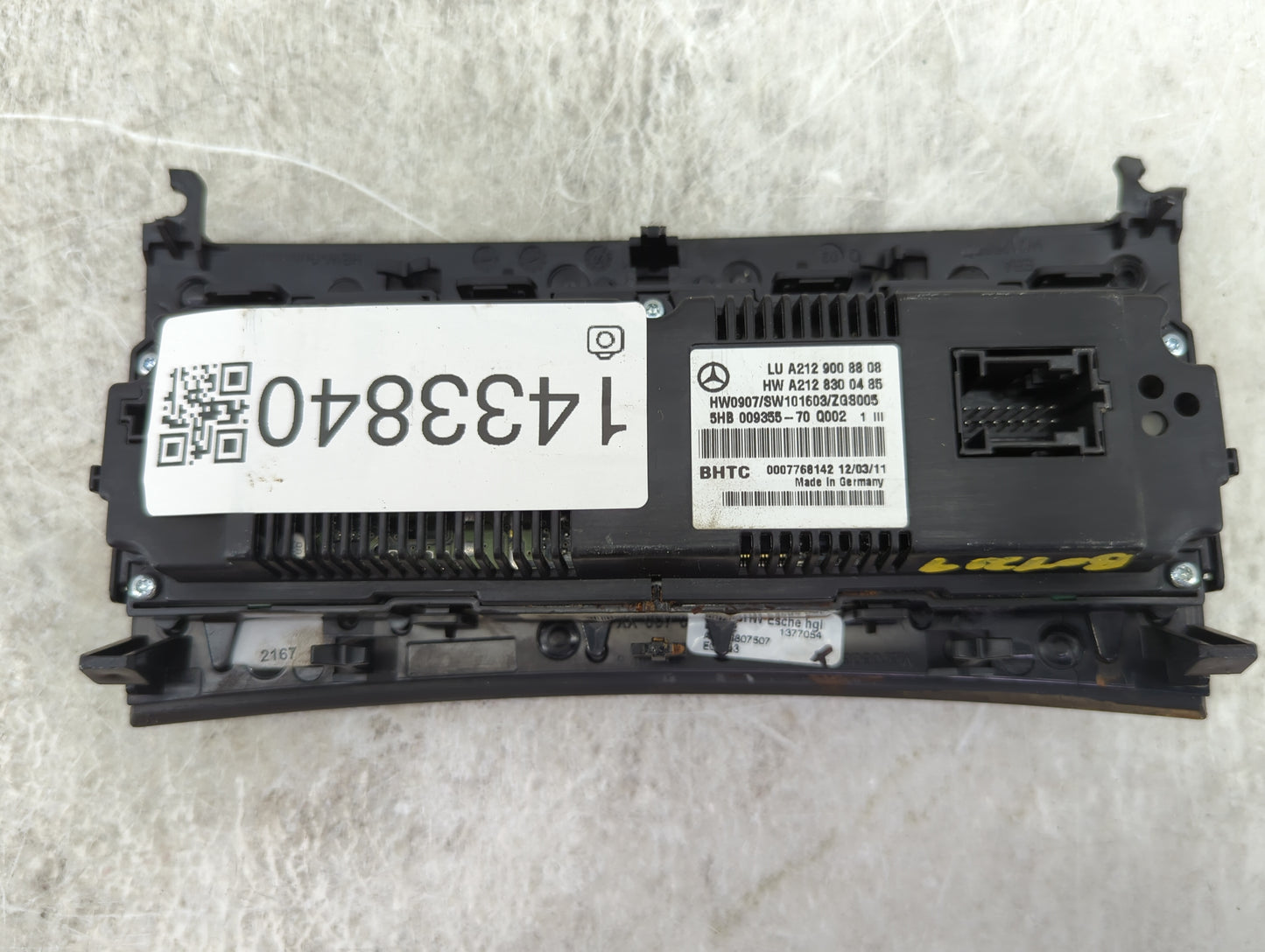 2011 Mercedes-Benz E-Class Climate Control Module Temperature AC/Heater Replacement P/N:A2129008808 A2128300485 Fits OEM Use