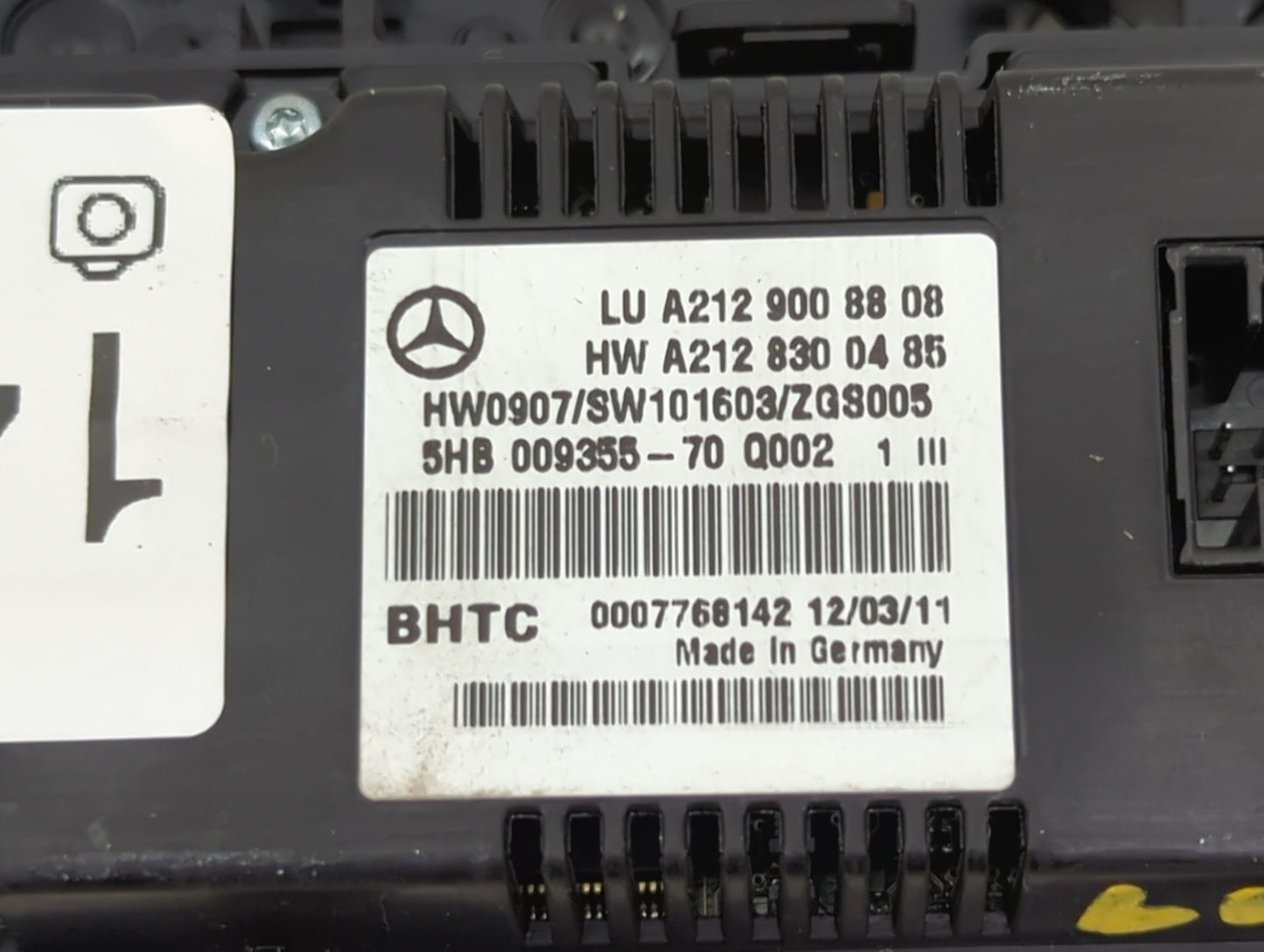 2011 Mercedes-Benz E-Class Climate Control Module Temperature AC/Heater Replacement P/N:A2129008808 A2128300485 Fits OEM Use