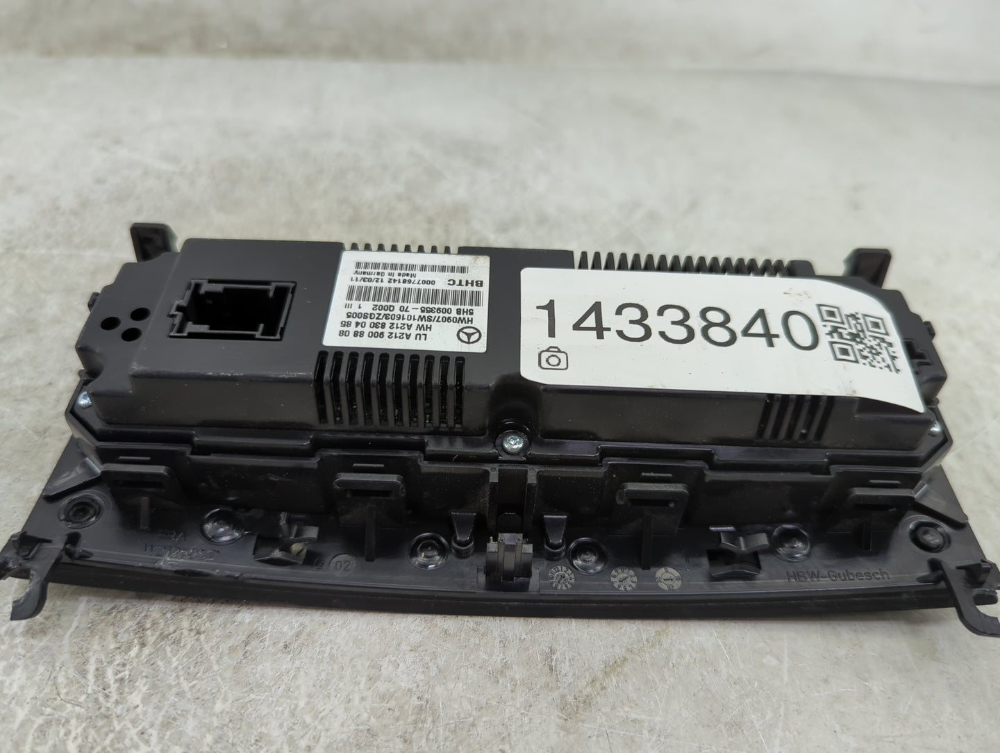 2011 Mercedes-Benz E-Class Climate Control Module Temperature AC/Heater Replacement P/N:A2129008808 A2128300485 Fits OEM Use