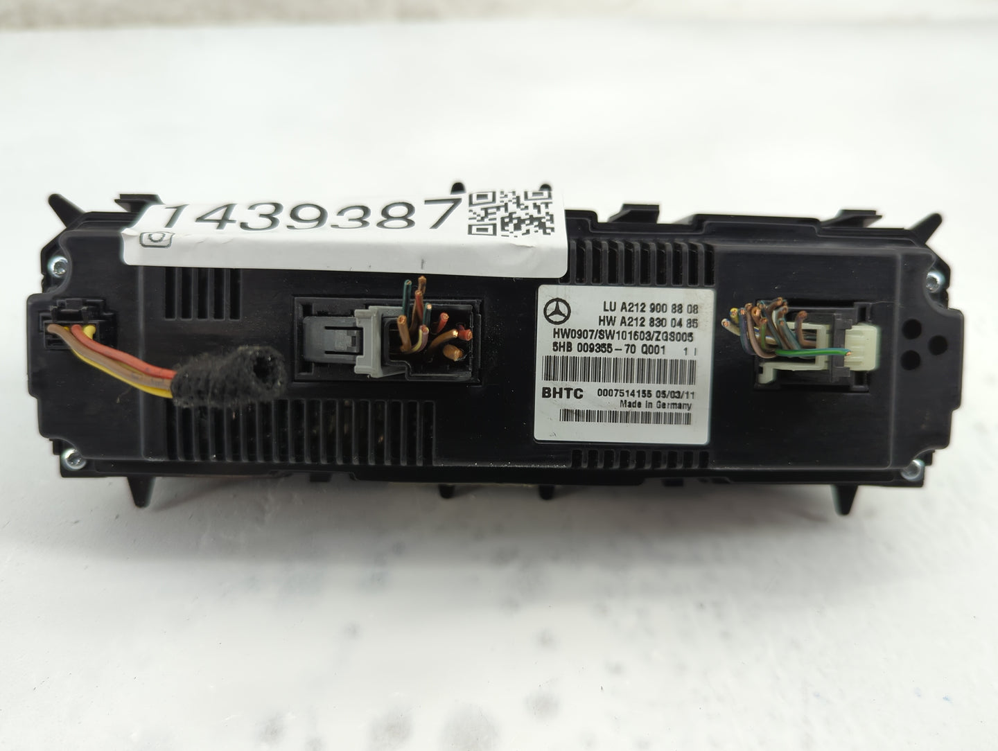 2011 Mercedes-Benz E-Class Climate Control Module Temperature AC/Heater Replacement P/N:A2129008808 A2128300485 Fits OEM Use