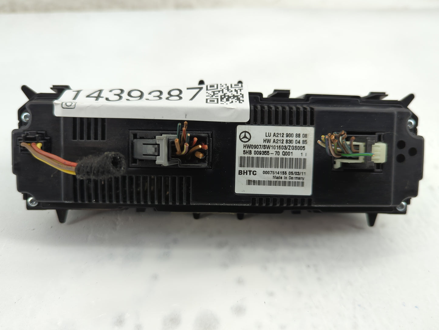 2011 Mercedes-Benz E-Class Climate Control Module Temperature AC/Heater Replacement P/N:A2129008808 A2128300485 Fits OEM Use