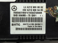 2011 Mercedes-Benz E-Class Climate Control Module Temperature AC/Heater Replacement P/N:A2129008808 A2128300485 Fits OEM Use