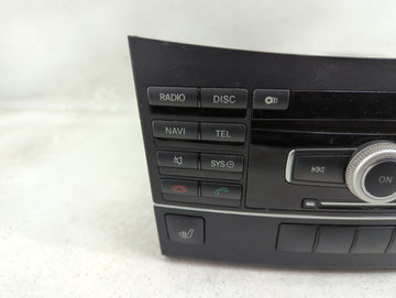 2011 Mercedes-Benz E-Class Radio AM FM Cd Player Receiver Replacement P/N:A2129008609 A2129011904, A2129021804 Fits Fits 2010 2012 OEM Used Auto Parts