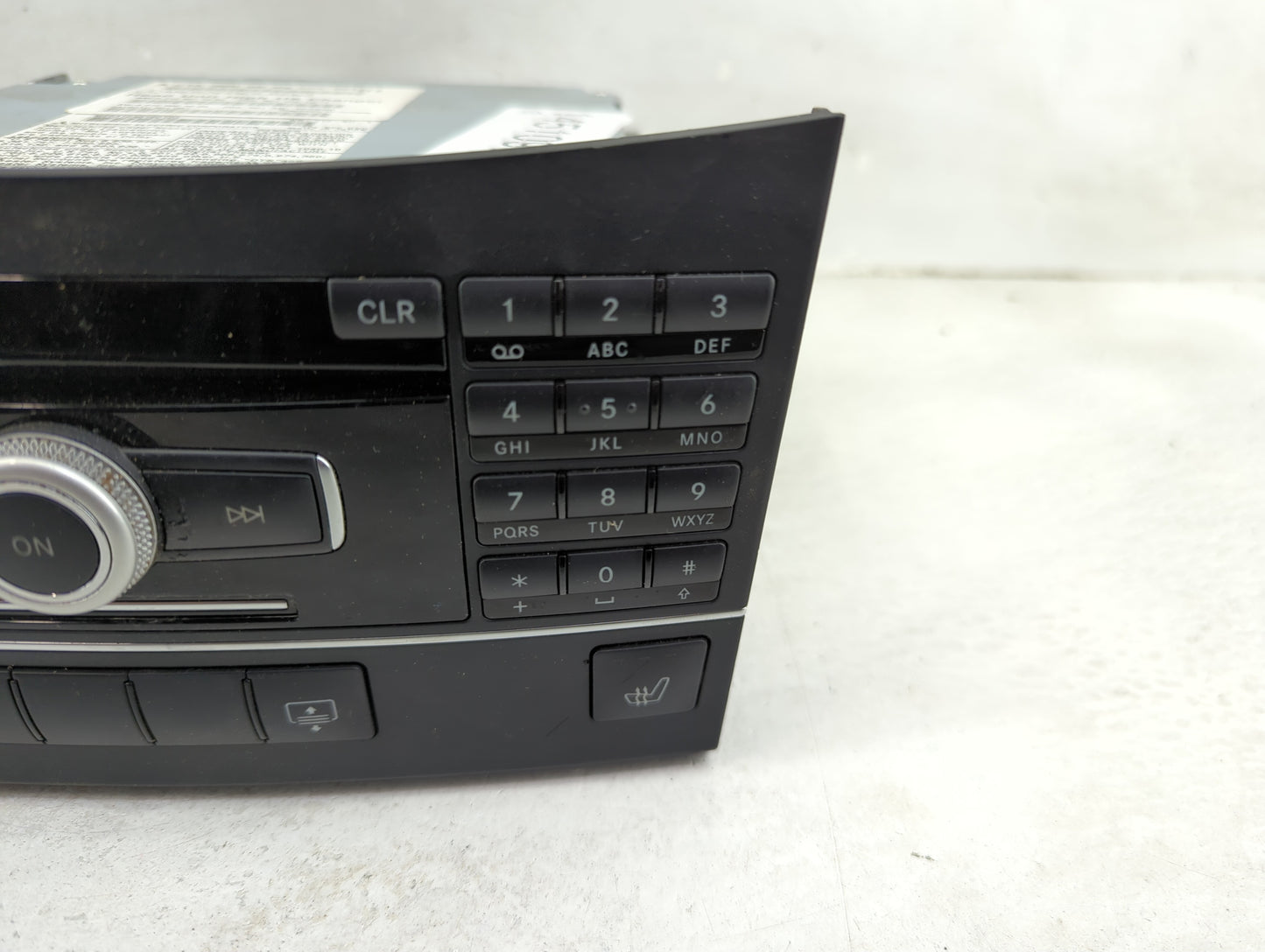 2011 Mercedes-Benz E-Class Radio AM FM Cd Player Receiver Replacement P/N:A2129008609 A2129011904, A2129021804 Fits Fits 201