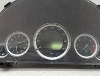 2011 Mercedes-Benz E-Class Instrument Cluster Speedometer Gauges P/N:A2129002709 A2C53416205, A2C53279093 Fits OEM Used Auto