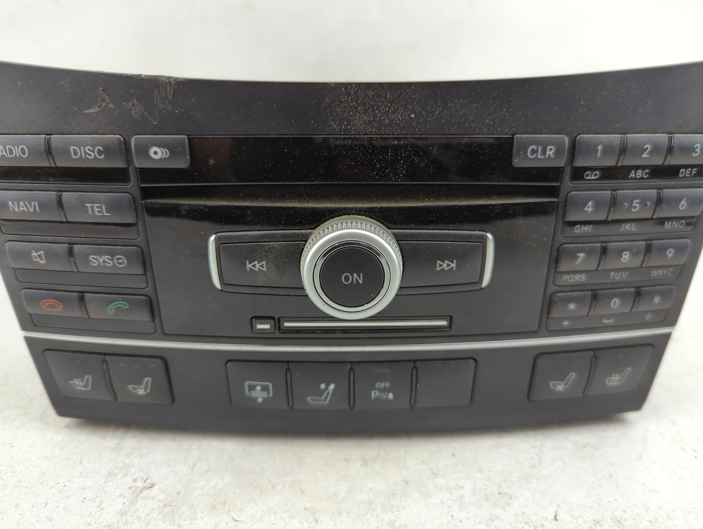 2011 Mercedes-Benz E-Class Radio AM FM Cd Player Receiver Replacement P/N:A2129008609 A2129006909, A2129011604 Fits Fits 201