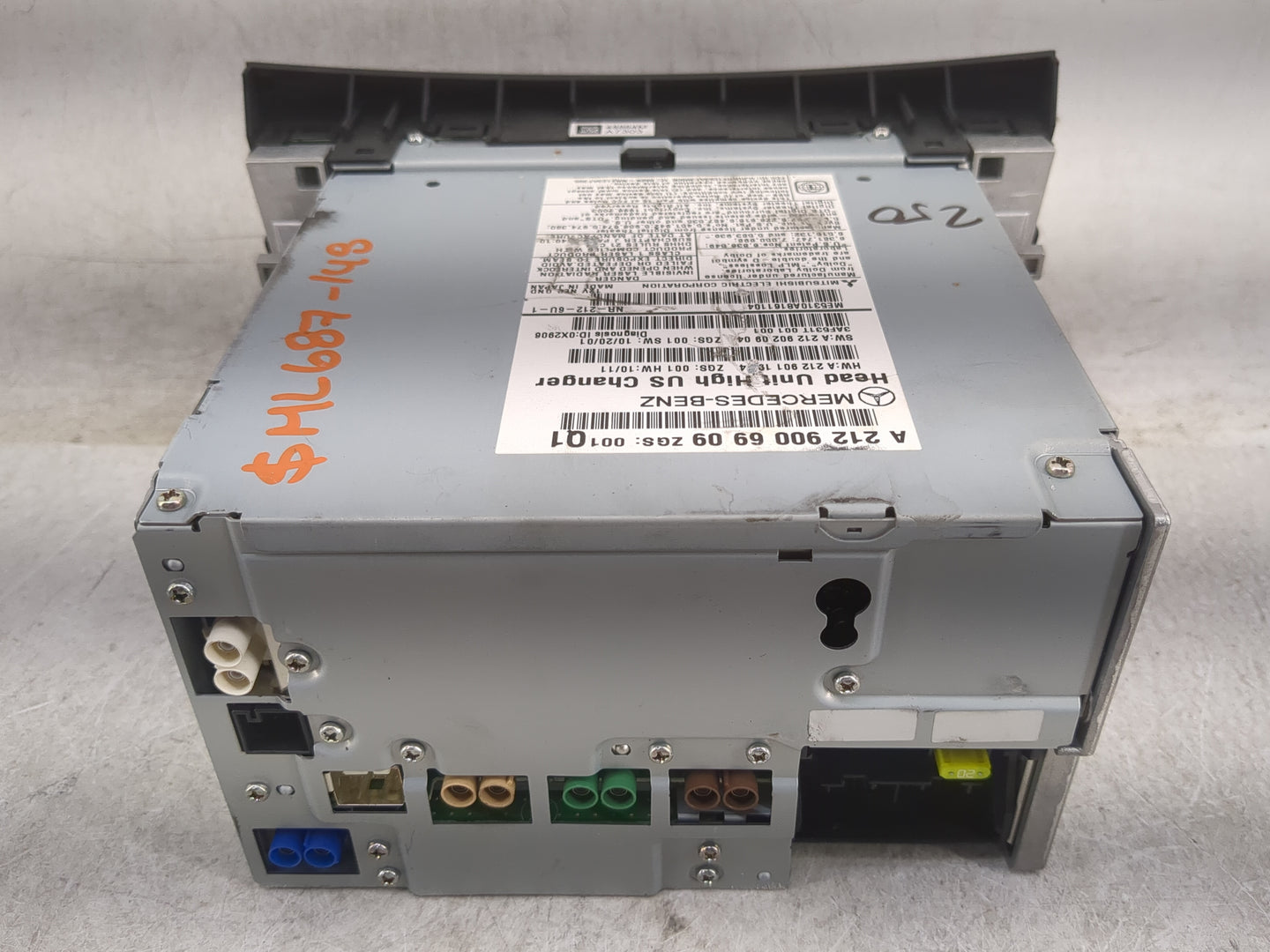2011 Mercedes-Benz E-Class Radio AM FM Cd Player Receiver Replacement P/N:A2129006909 A2129011604, A2129020904 Fits Fits 201