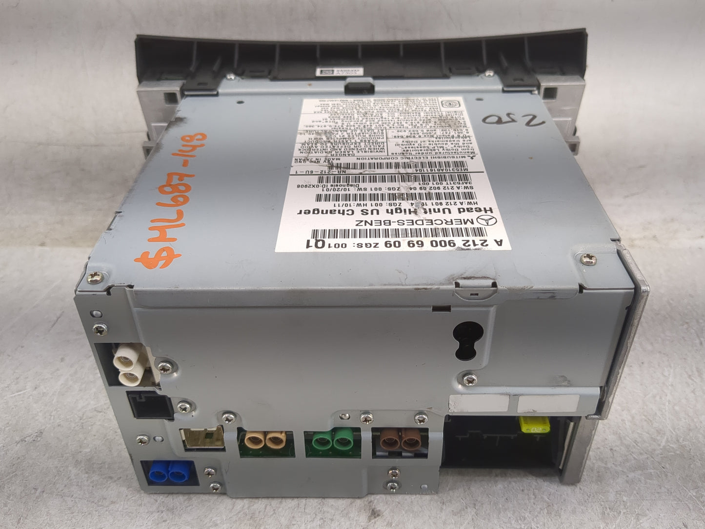 2011 Mercedes-Benz E-Class Radio AM FM Cd Player Receiver Replacement P/N:A2129006909 A2129011604, A2129020904 Fits Fits 201