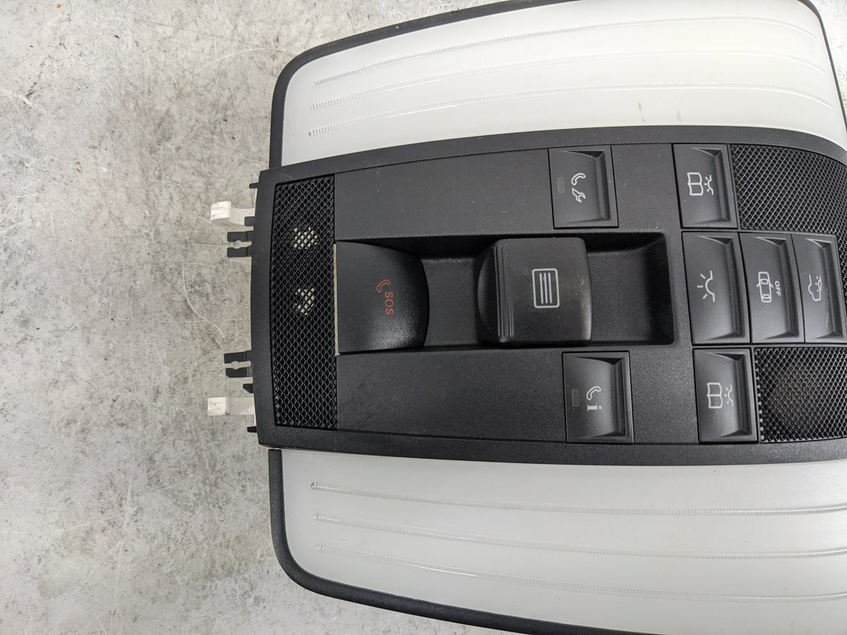 2011 Mercedes-benz E-class Overhead Console W/rear Climate Control Gray - Oemusedautoparts1.com