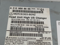 2010-2012 Mercedes-Benz E350 Radio AM FM Cd Player Receiver Replacement P/N:A 212 900 86 09 Fits Fits 2010 2011 2012 OEM Use