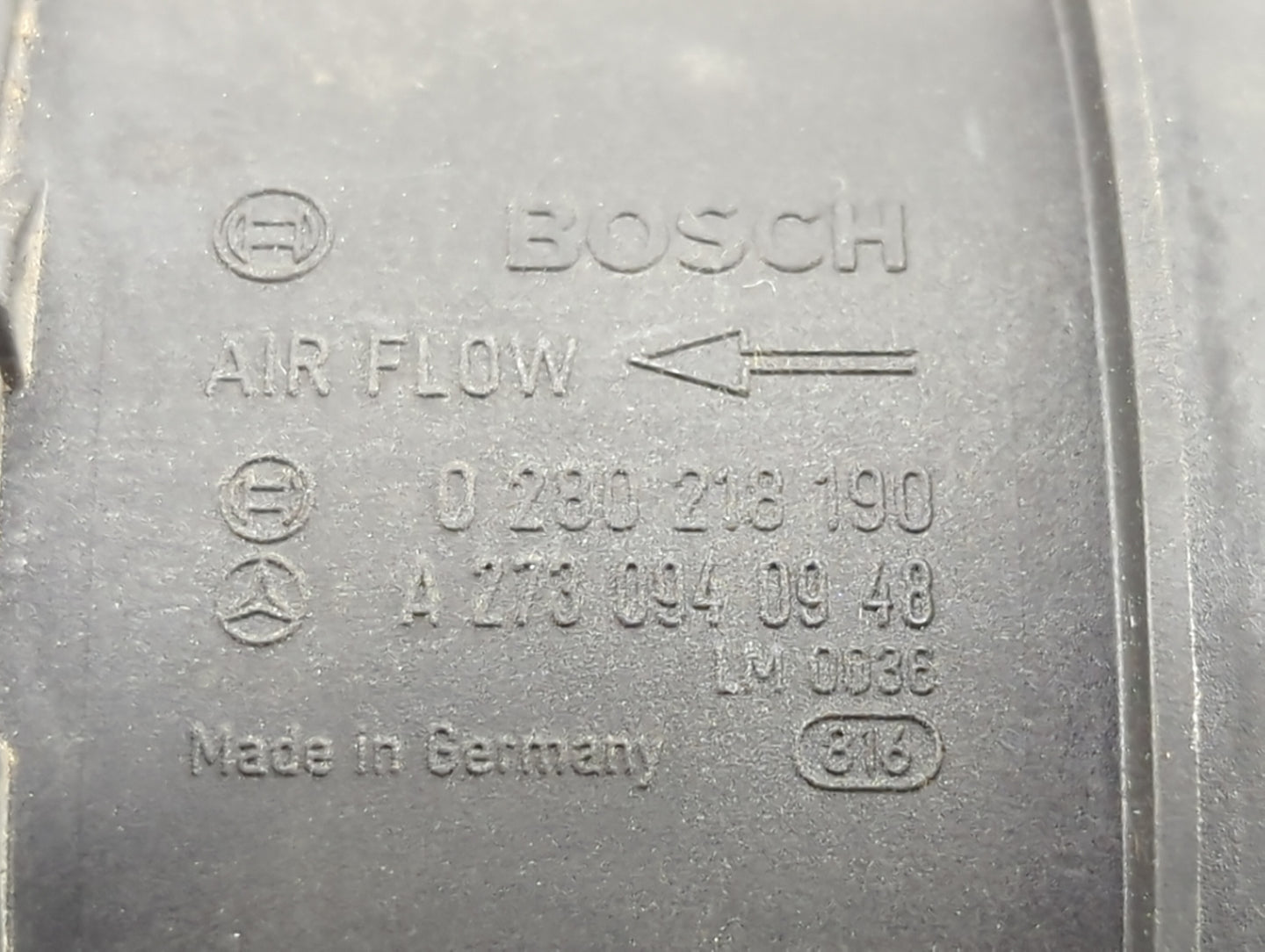 2006-2012 Mercedes-benz E350 Mass Air Flow Meter Maf - Oemusedautoparts1.com