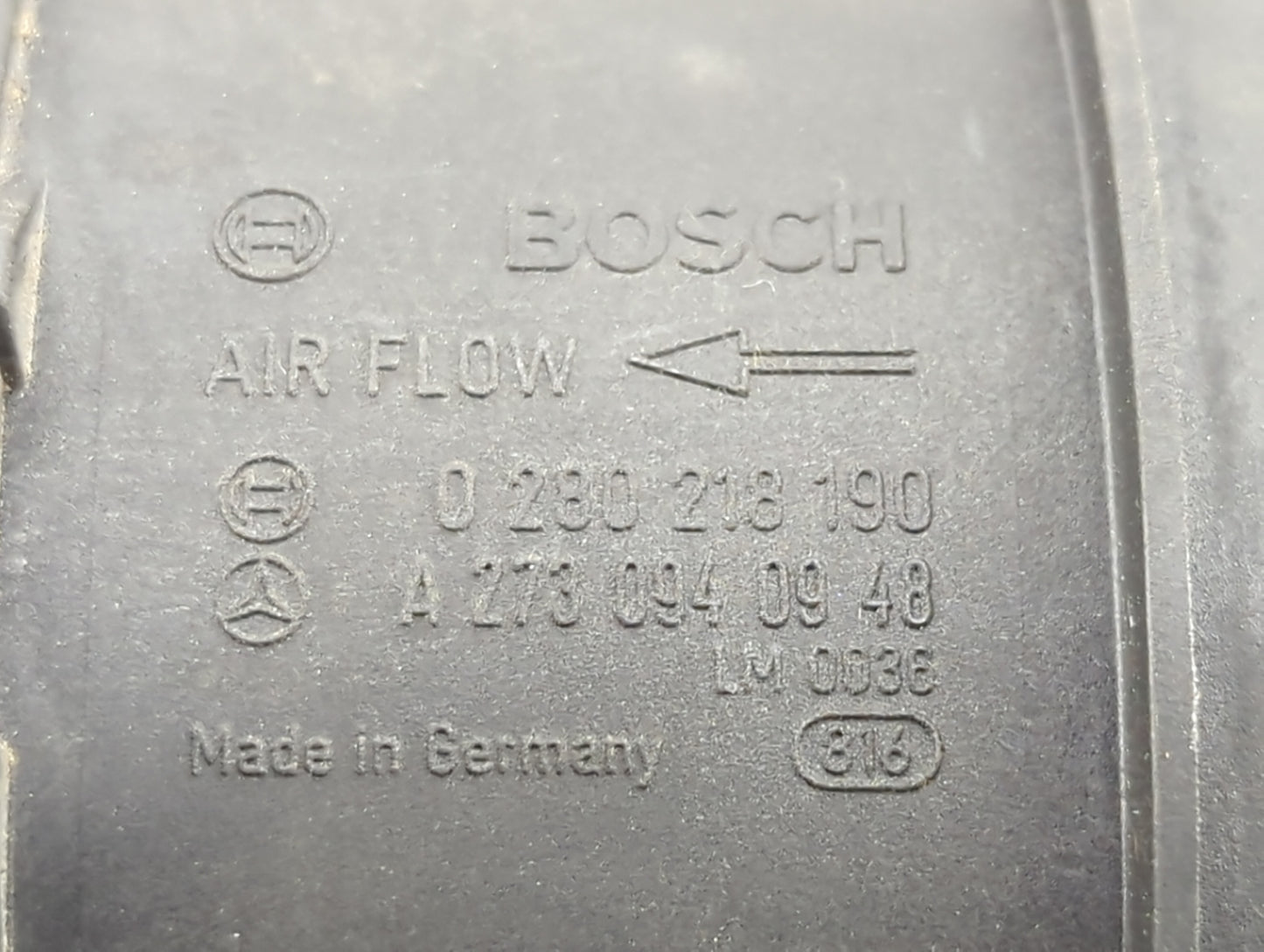 2006-2012 Mercedes-benz E350 Mass Air Flow Meter Maf - Oemusedautoparts1.com