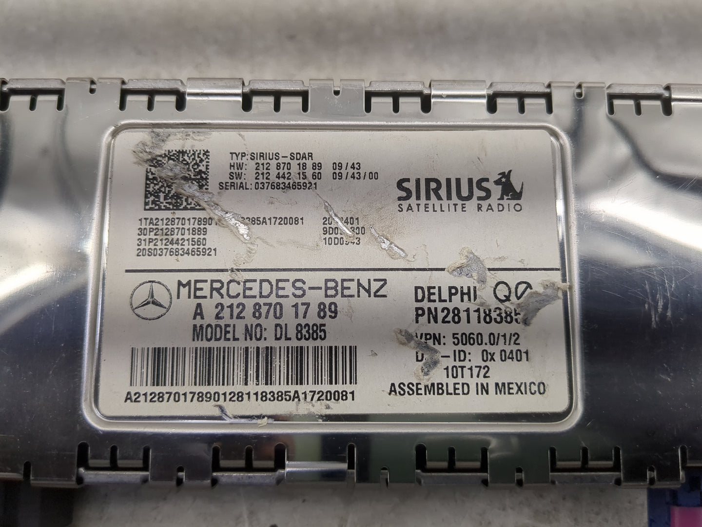 2010-2013 Mercedes-benz E350 Tuner Satellite Receiver - Oemusedautoparts1.com