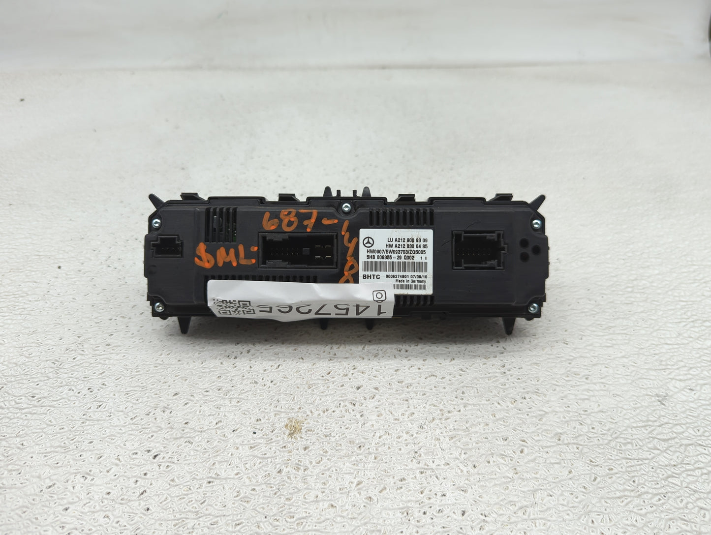 2010-2013 Mercedes-Benz E350 Climate Control Module Temperature AC/Heater Replacement P/N:A212 830 04 85 A212 900 93 09 Fits