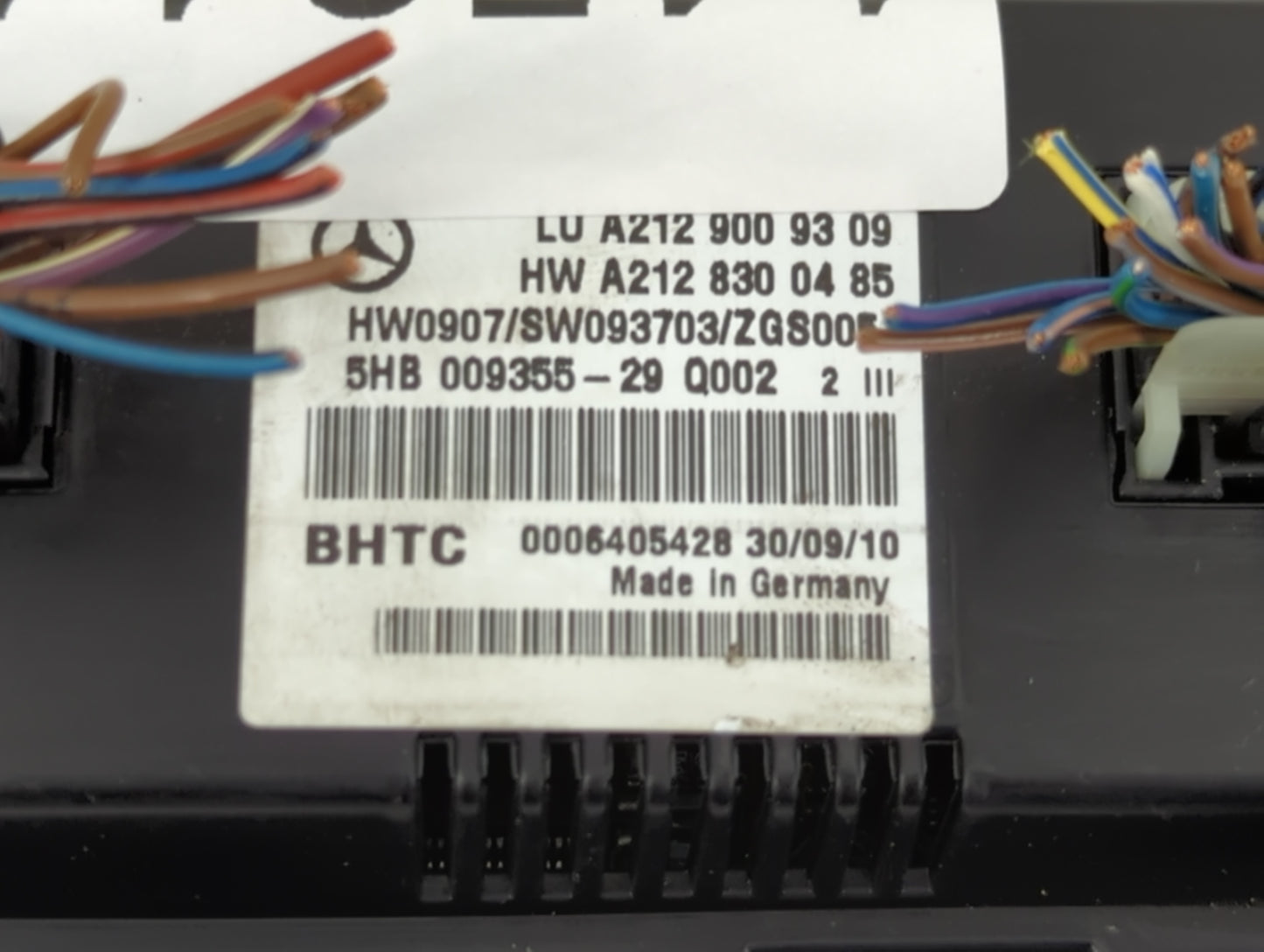 2010-2013 Mercedes-Benz E350 Climate Control Module Temperature AC/Heater Replacement P/N:A212 830 04 85 A212 900 93 09 Fits