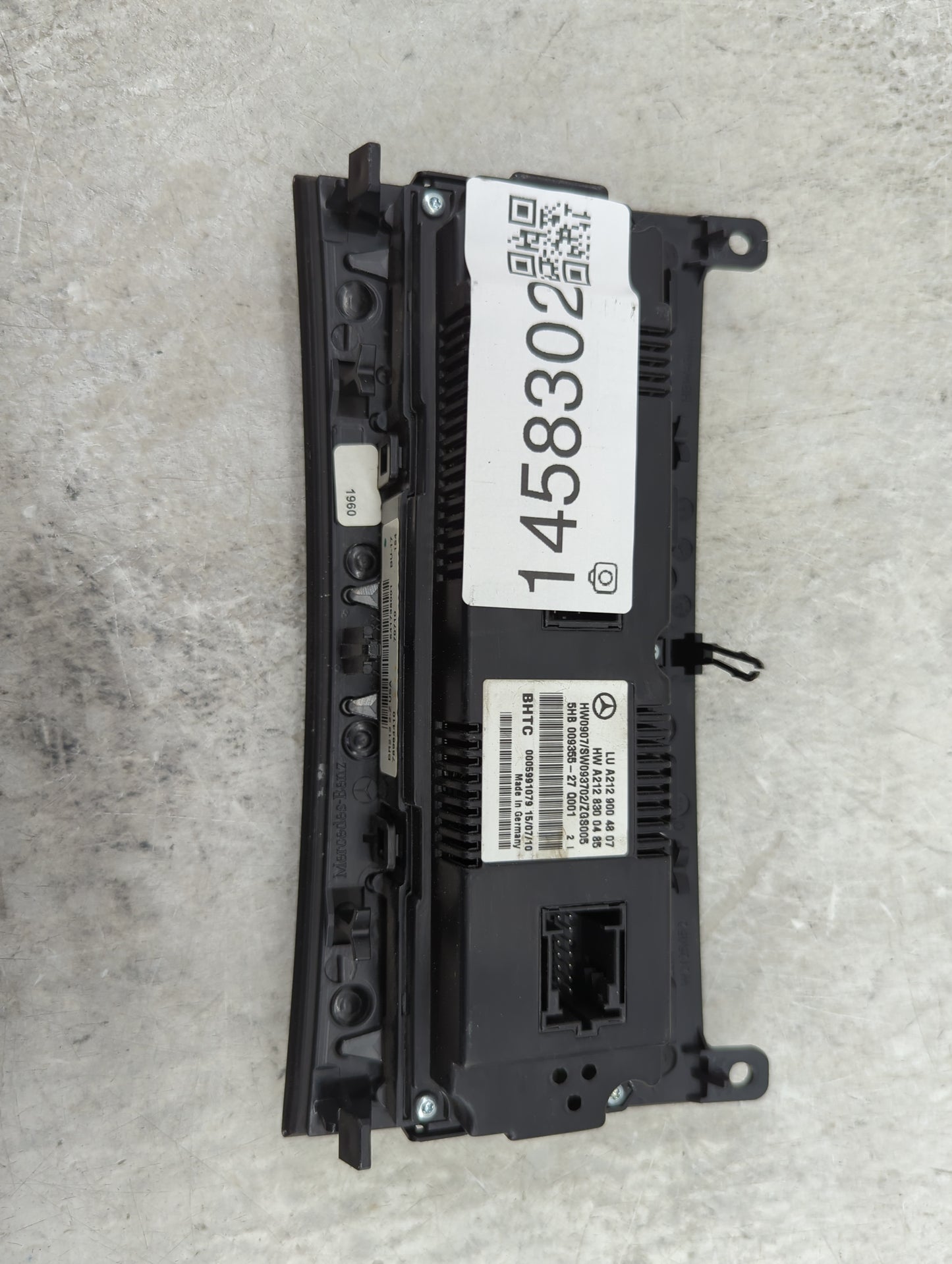 2010-2013 Mercedes-Benz E350 Climate Control Module Temperature AC/Heater Replacement P/N:A212 830 04 85 A212 900 48 07 Fits