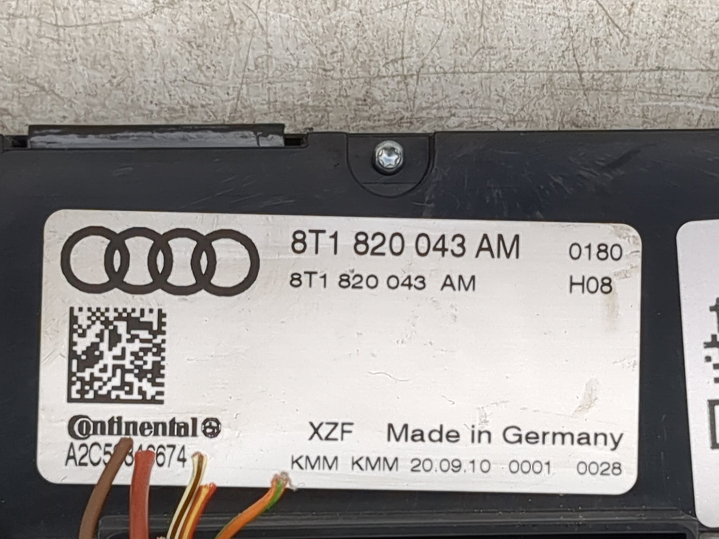 2010-2013 Mercedes-Benz E350 Climate Control Module Temperature AC/Heater Replacement P/N:8T1 820 043 AM Fits OEM Used Auto 