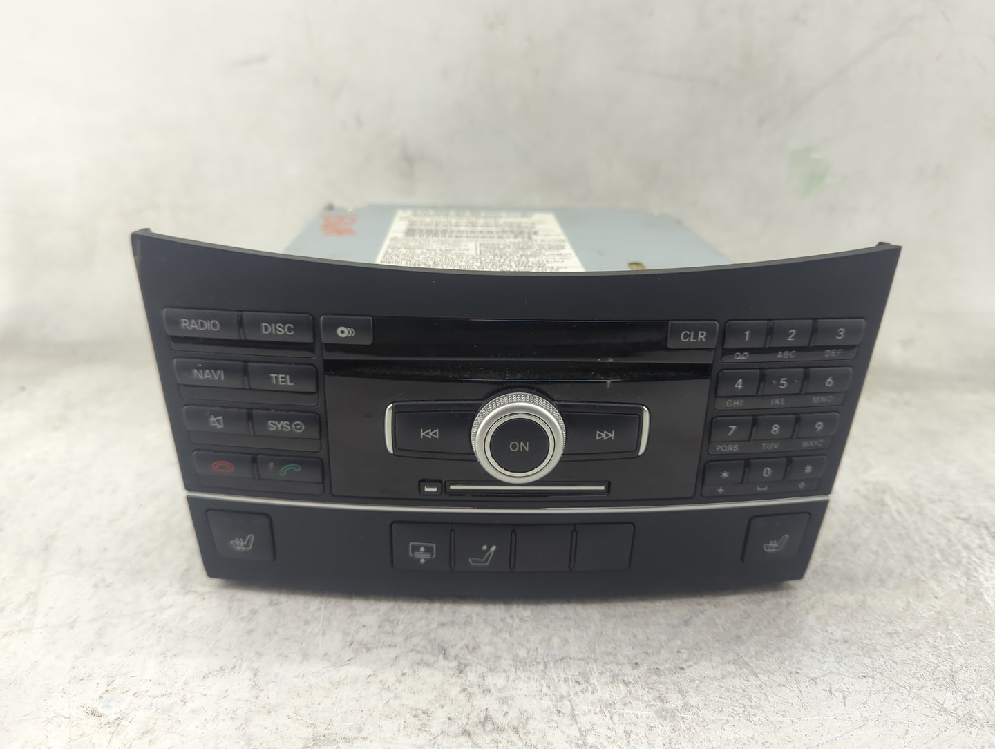 2011 Mercedes-Benz E350 Radio AM FM Cd Player Receiver Replacement P/N:A2129069000 A2129019202, A2129026803 Fits OEM Used Au