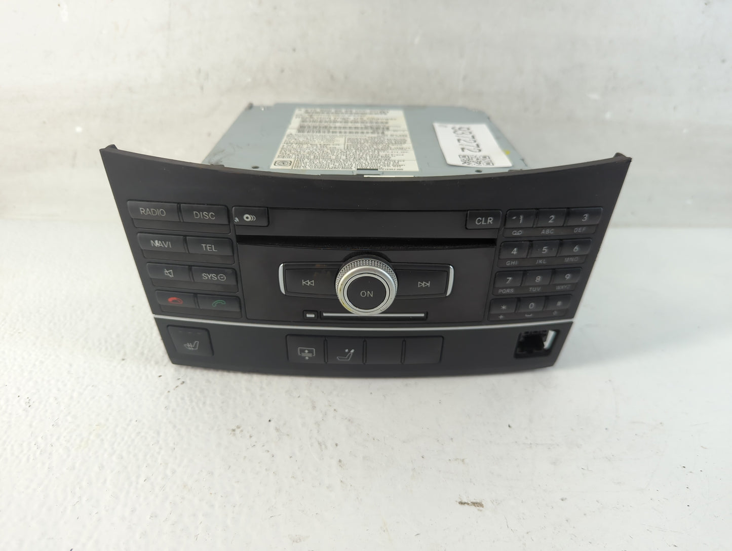 2010-2012 Mercedes-Benz E350 Radio AM FM Cd Player Receiver Replacement P/N:A 212 900 86 09 Fits Fits 2010 2011 2012 OEM Use