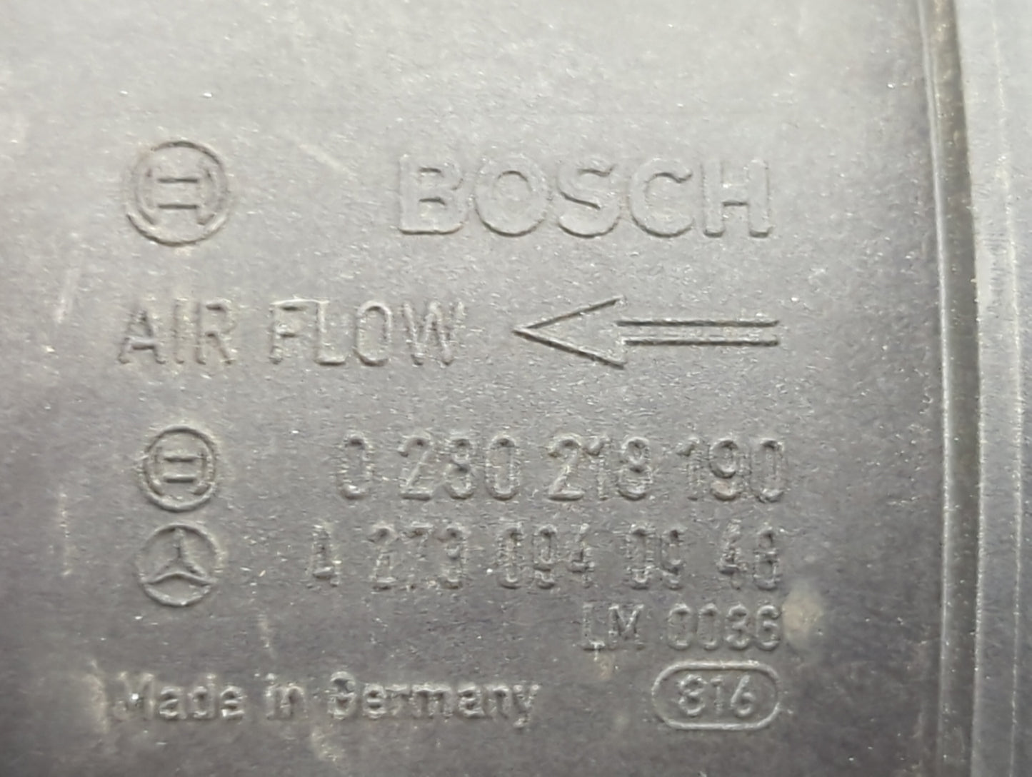 2010-2012 Mercedes-benz Glk350 Mass Air Flow Meter Maf - Oemusedautoparts1.com