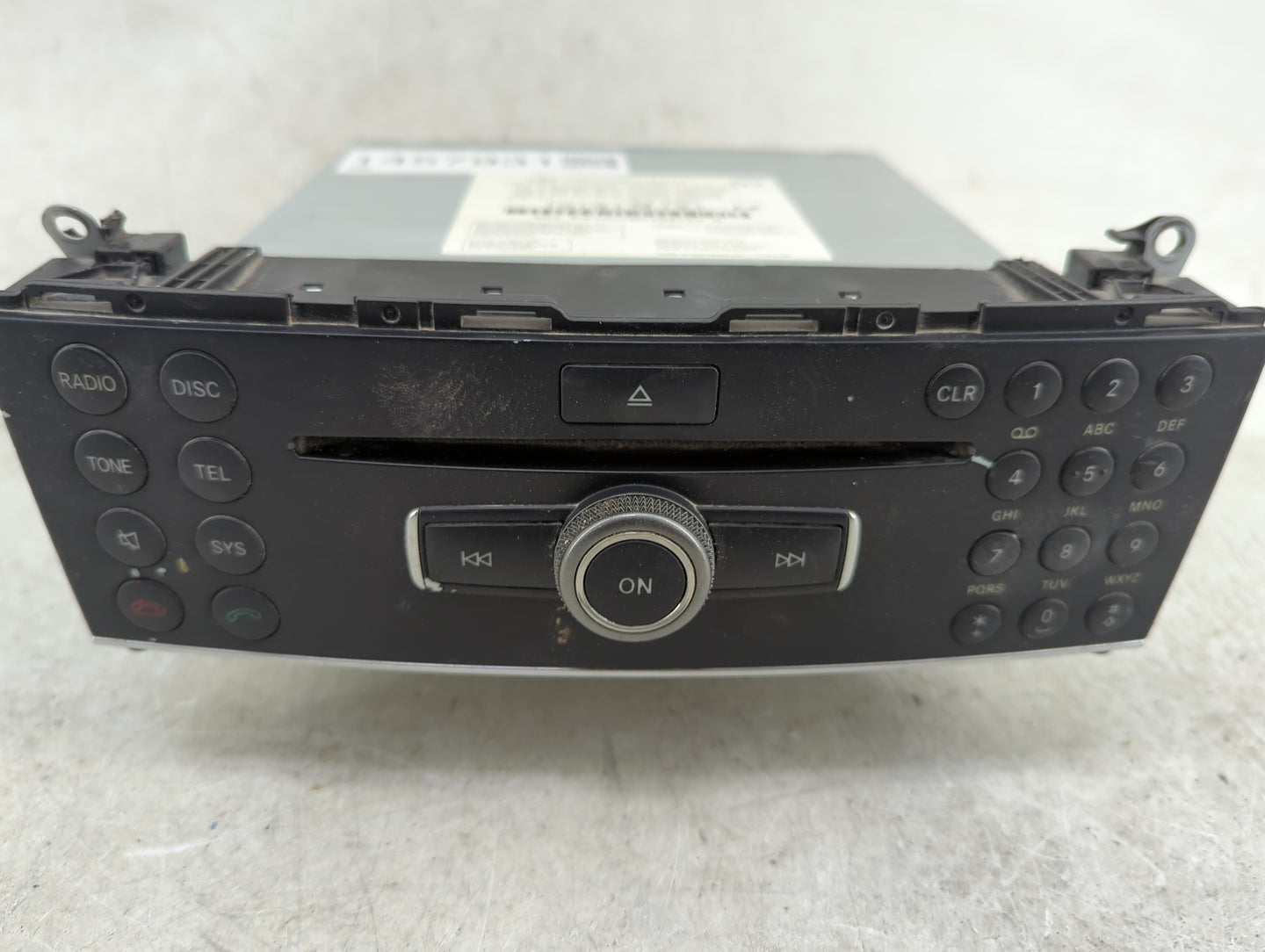 2011-2012 Mercedes-Benz Glk350 Radio AM FM Cd Player Receiver Replacement P/N:A2049008805 A2049016001 Fits Fits 2011 2012 OE