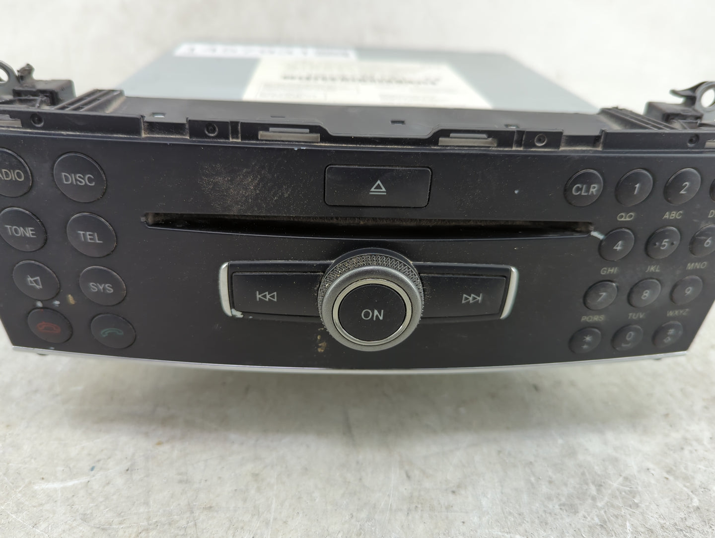 2011-2012 Mercedes-Benz Glk350 Radio AM FM Cd Player Receiver Replacement P/N:A2049008805 A2049016001 Fits Fits 2011 2012 OE