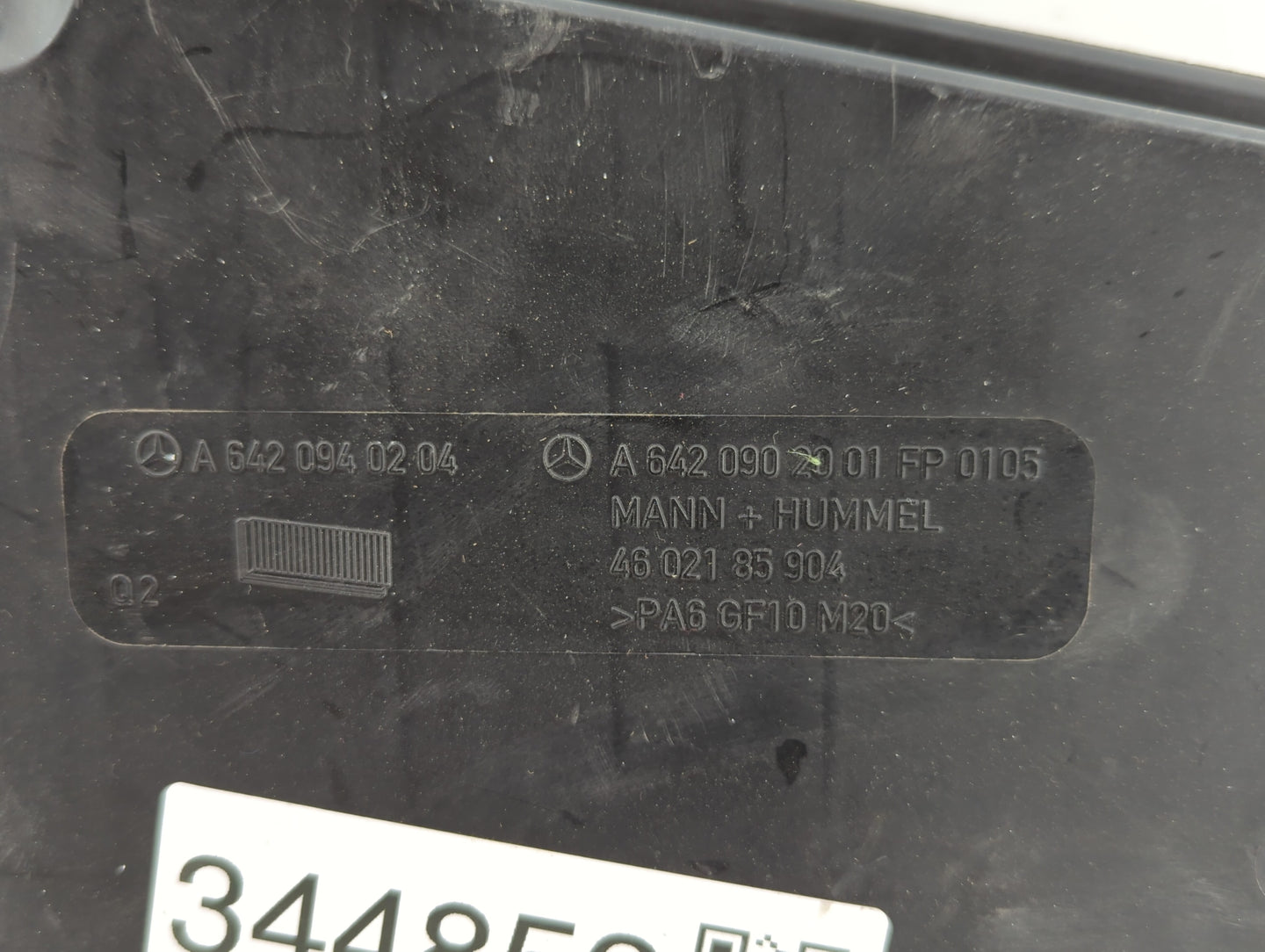 2010-2011 Mercedes-benz Ml350 Air Cleaner Intake-duct Hose Tube - Oemusedautoparts1.com