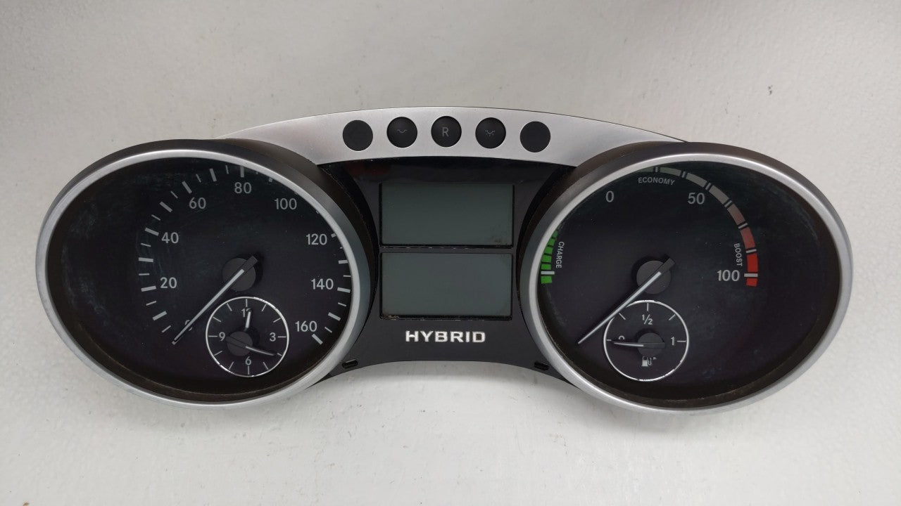 2010-2011 Mercedes-Benz Ml450 Instrument Cluster Speedometer Gauges P/N:A164 900 95 00 1649009500 Fits Fits 2010 2011 OEM Us